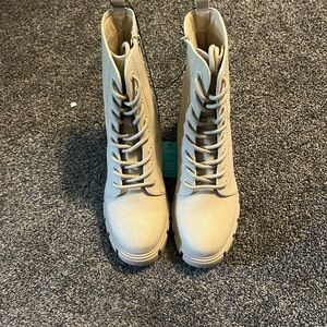 Super Cute combat boots with a small heel!